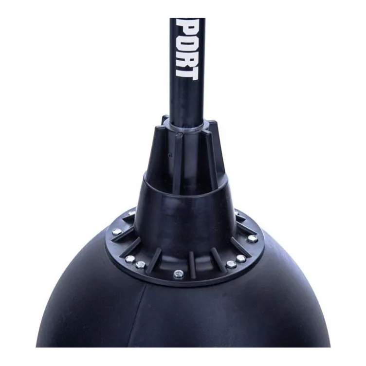 Sac de frappe avec bras rotatif - ballon de vitesse réglable en hauteur 161 - 205 cm