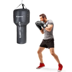 Sac de frappe de MMA en PVC et coutures solides - 105 x 45 cm / 33 kg