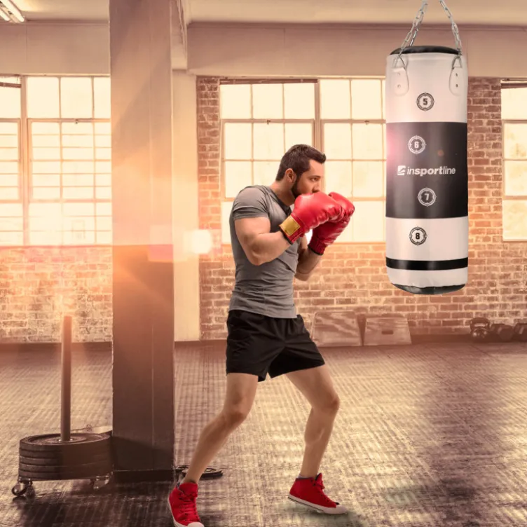 Sac de frappe en cuir synthétique de haute qualité pour un entraînement de boxe à la maison