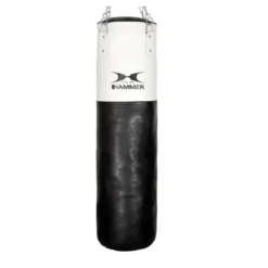 Sac de frappe premium en cuir synthétique blanc - Équipement de boxe professionnel