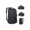 Sac de sport imperméable 40L combo sac à dos avec compartiments ventilé et poche extérieure zippée
