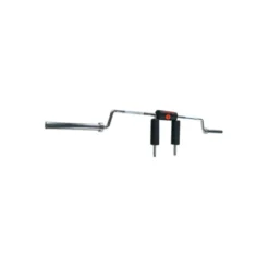 Safety squat bar de musculation en acier inoxydable 220 cm - Capacité 315 kg