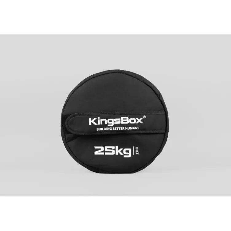 Sandbag de 25 à 180 kg sans sable en neoprène - Design noir kingsbox pour préparation Hyrox