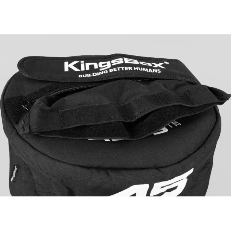 Sandbag de 25 à 180 kg sans sable en neoprène - Design noir kingsbox pour préparation Hyrox