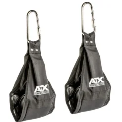 Sangles de suspension pour entraînement des abdominaux sur barre fixe avec mousquetons de sécurité