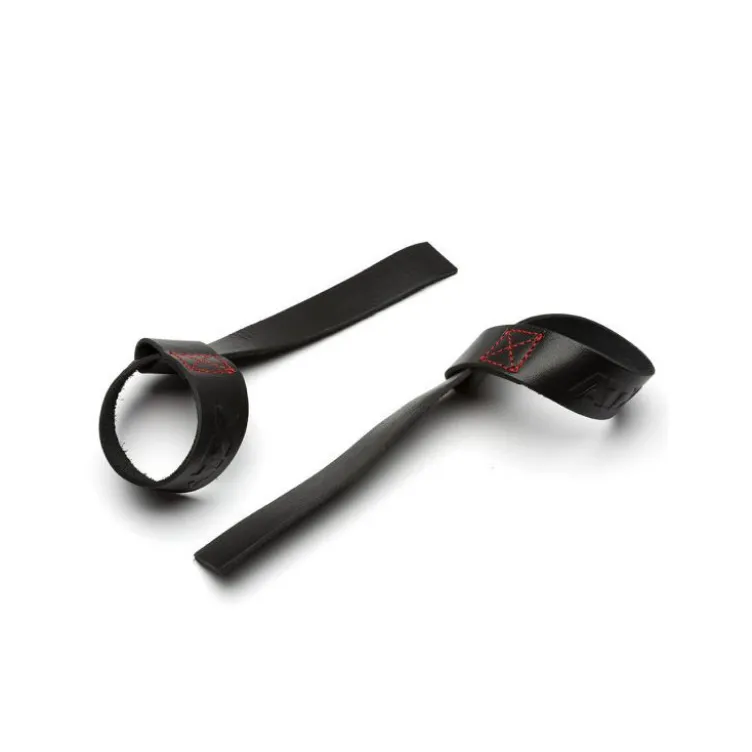 Sangles de tirage en cuir pour musculation