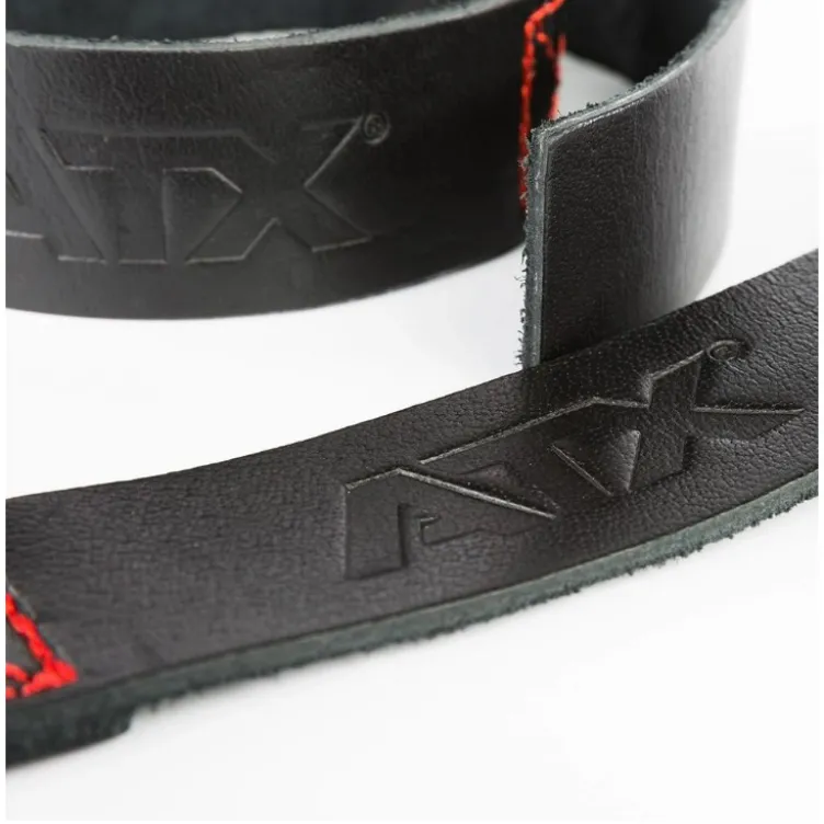 Sangles de tirage en cuir pour musculation