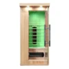 Sauna en bois infrarouge individuel Mettsa 100 avec ioniser d'oxygène et lumière multicolores