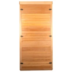 Sauna en bois infrarouge individuel Mettsa 100 avec ioniser d'oxygène et lumière multicolores