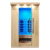 Sauna infrarouge duo Mettsa 200 avec ioniseur d'air - 7 modes de lumières pour la récupération sportive