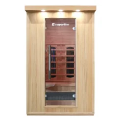 Sauna infrarouge duo Mettsa 200 avec ioniseur d'air - 7 modes de lumières pour la récupération sportive