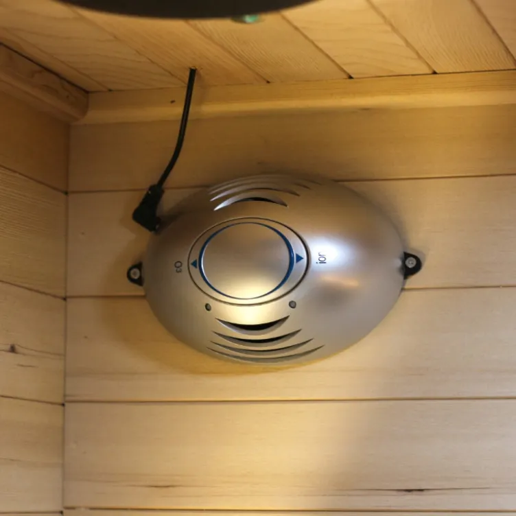 Sauna infrarouge pour une personne Trevirke 100 sauna - 7 couleurs de luminothérapie avec chauffage jusqu'à 65°