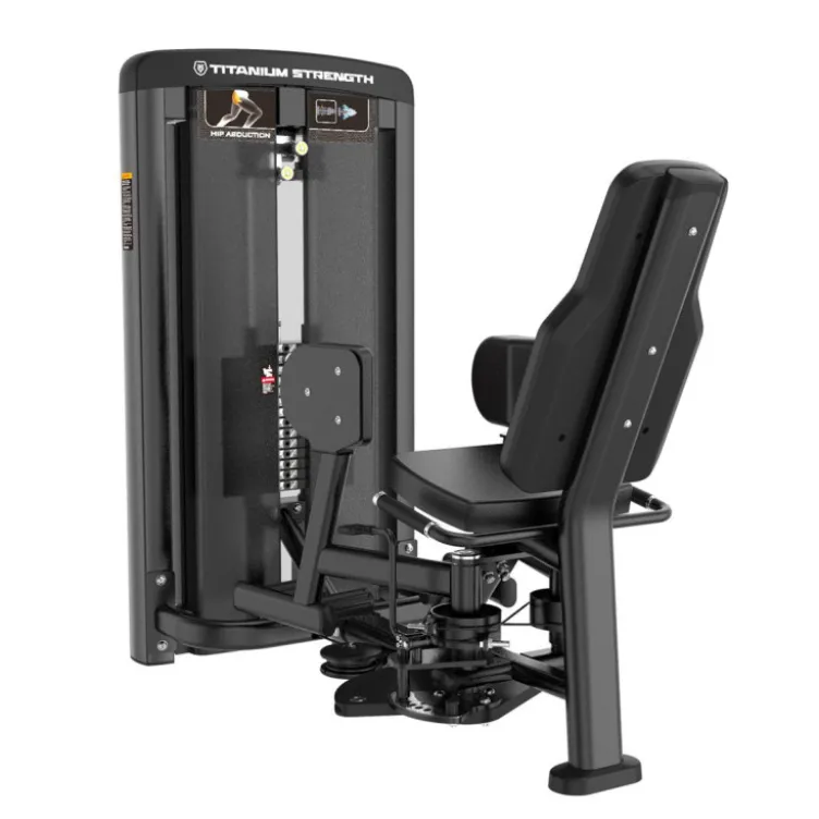Seated abductor machine professionnelle à charge sélective 100 kg Titanium Strength Genesis GS-S32 - Fessiers et abducteurs