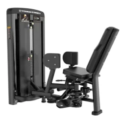 Seated abductor machine professionnelle à charge sélective 100 kg Titanium Strength Genesis GS-S32 - Fessiers et abducteurs