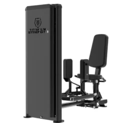 Seated Adducteurs combo abducteurs machine Titanium Strength Black Séries RX avec colonne de poids 125 kg - BSRX-S9