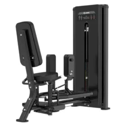 Seated Adducteurs combo abducteurs machine Titanium Strength Black Séries RX avec colonne de poids 125 kg - BSRX-S9