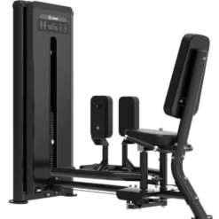 Seated Adducteurs combo abducteurs machine Titanium Strength Black Séries RX avec colonne de poids 125 kg - BSRX-S9