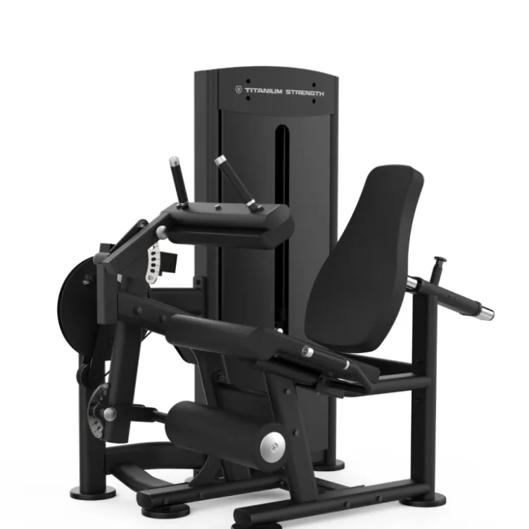 Seated dual leg curl et leg extension machine à charge guidée 100 kg Titanium Strength - BS-S33
