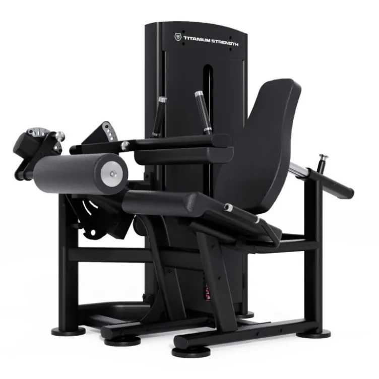 Seated Leg Curl à charge guidée 100 kg pour ischio-jambiers BS-S30 Titanium Strength Black Series - 26 combinaisons de réglages