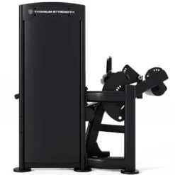Seated Leg Curl à charge guidée 100 kg pour ischio-jambiers BS-S30 Titanium Strength Black Series - 26 combinaisons de réglages