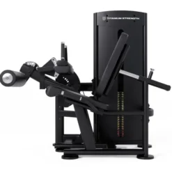 Seated Leg Curl à charge guidée 100 kg pour ischio-jambiers BS-S30 Titanium Strength Black Series - 26 combinaisons de réglages