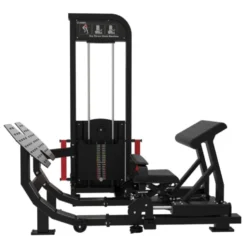 Selectorized hip thrust machine 100 kg Titanium avec siège réglable pour salles PRO - Élastiques de résistance inclus EL-S42