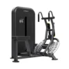 Selectorized seated row machine 90 kg avec plateforme pour les pieds antidérapante - Appareil professionnel de musculation