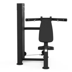 Selectorized shoulder press machine Titanium Strength Black Séries BS-S12 - Renforcement des épaules usage professionnel