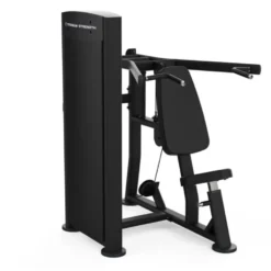 Selectorized shoulder press machine Titanium Strength Black Séries BS-S12 - Renforcement des épaules usage professionnel