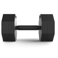 Set complet de musculation avec paire d'haltères octogonales ATX 2 x 36 kg et support de stockage inclus