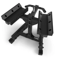 Set complet de musculation avec paire d'haltères octogonales ATX 2 x 36 kg et support de stockage inclus