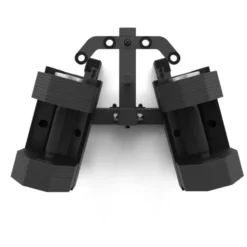 Set complet de musculation avec paire d'haltères octogonales ATX 2 x 36 kg et support de stockage inclus