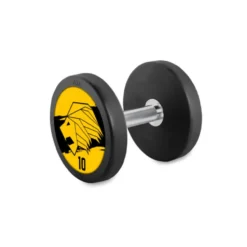 Set complet d'haltères compacts en acier et caoutchouc de 5 kg jusqu'à 50 kg selon déclinaison - Logo personnalisable