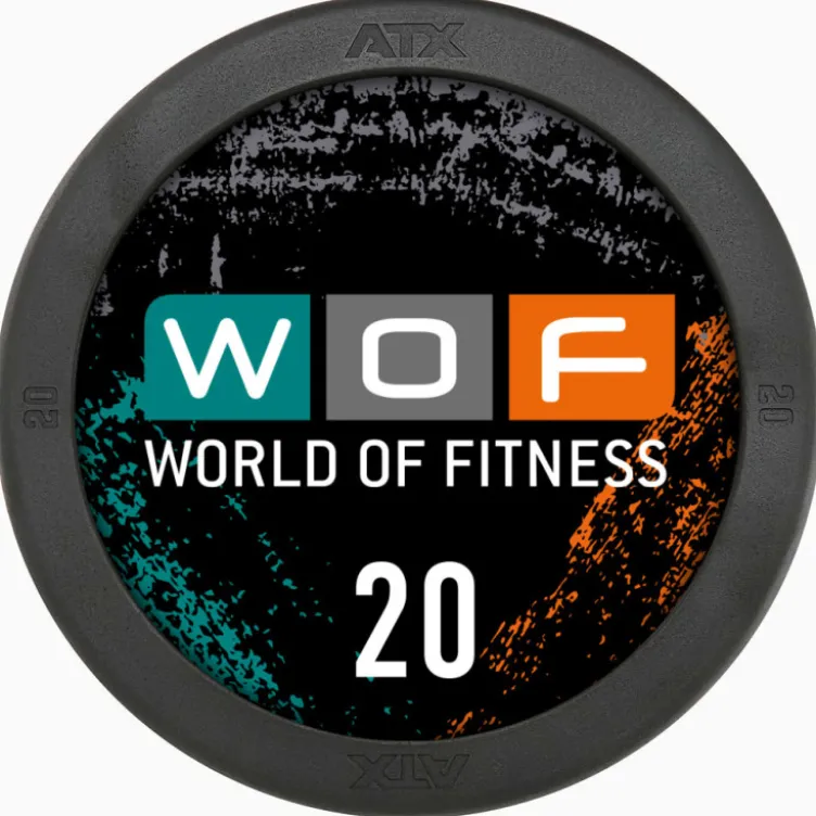 Set complet d'haltères compacts en acier et caoutchouc de 5 kg jusqu'à 50 kg selon déclinaison - Logo personnalisable