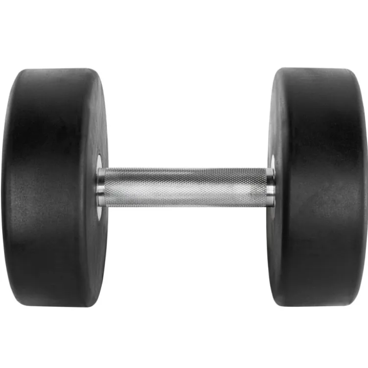 Set complet d'haltères compacts en acier et caoutchouc de 5 kg jusqu'à 50 kg selon déclinaison - Logo personnalisable