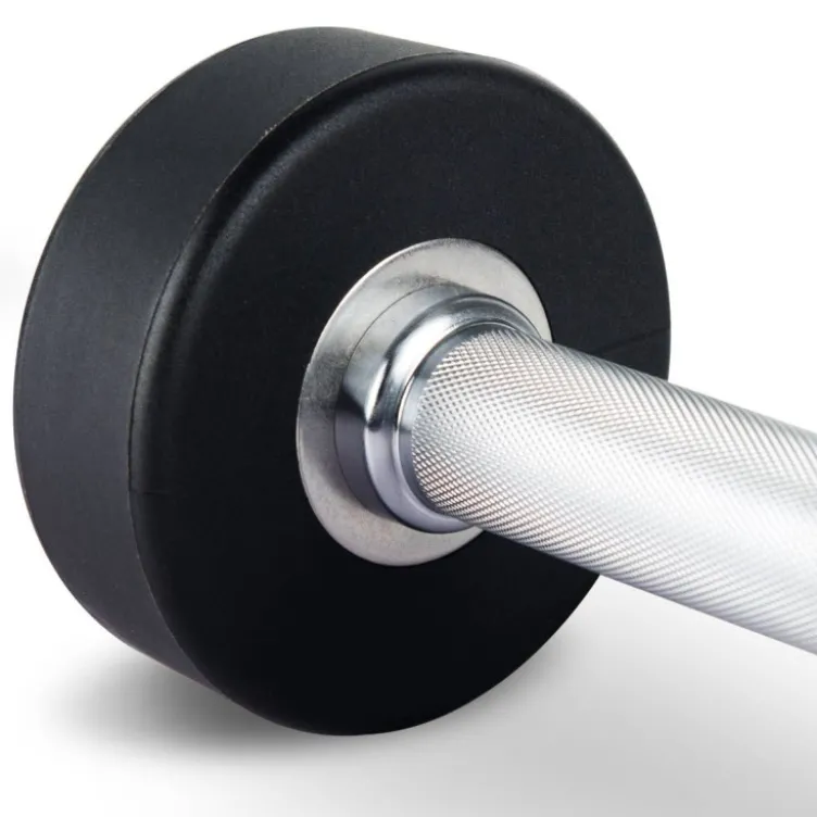 Set complet d'haltères ronds professionnels de 2,5 à 50 kg avec 2 x rack de rangement Titanium Strength - 20 paires d'haltères