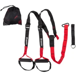 Set d'anneaux de suspension ultra robustes avec poignées en caoutchouc anti-dérapantes - entraînement à la maison ou homegym