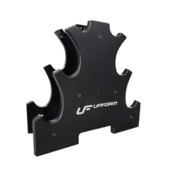 Set de 6 haltères en vinyle de 1 à 3 kg avec support de rangement pour espace fitness