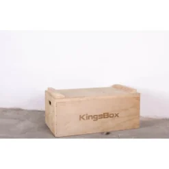 Set de 8 jerks block empilables en bois pour exercices de force - 4 niveaux d'exercices
