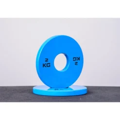 Set de micro plaques de poids en 50 mm en caoutchouc 0,5 à 2,5 kg