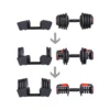Set de musculation Powerblock avec haltère court et long - Kettlebells incluses