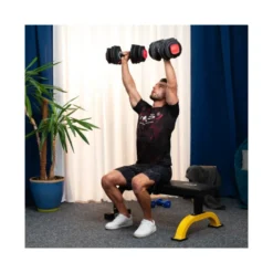 Set de musculation Powerblock avec haltère court et long - Kettlebells incluses