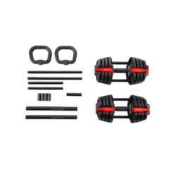 Set de musculation Powerblock avec haltère court et long - Kettlebells incluses