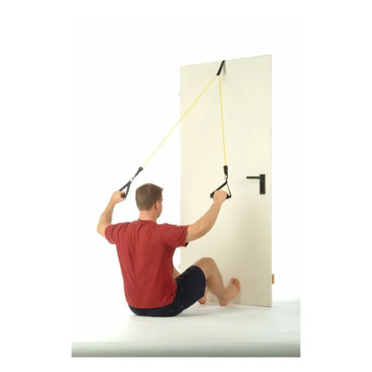 Set d'entraînement de fitness avec élastiques et divers poignées