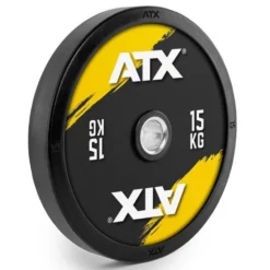 Set de poids olympiques ATX Bumper Plates colorés 200 kg