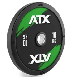 Set de poids olympiques ATX Bumper Plates colorés 200 kg