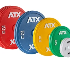 Set de poids olympiques professionnels colorés ultras précis 200 kg