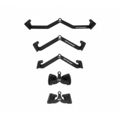 Set de 5 poignées PRIME de tirage ergonomique en caoutchouc pour station à poulie