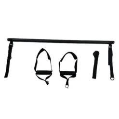 Set de renforcement musculaire - Barre de Pilates avec 6 bandes de résistance et poignées