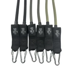Set de renforcement musculaire - Barre de Pilates avec 6 bandes de résistance et poignées
